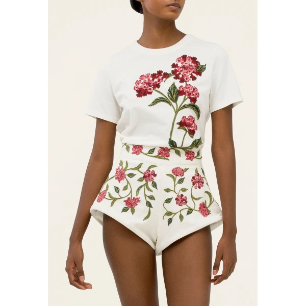 Agua By Agua Bendita Sama Quebrada T-Shirt Top, view 6