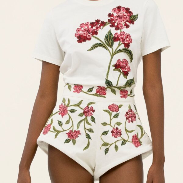 Agua by Agua Bendita Sama Quebrada T-Shirt - Agua By Agua Bendita Tops - Artisanal Colombian Resort Wear at Coveti