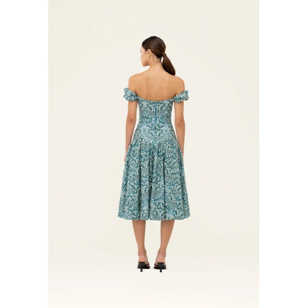 Agua By Agua Bendita Siembra Ceiba Midi Dress, view 5