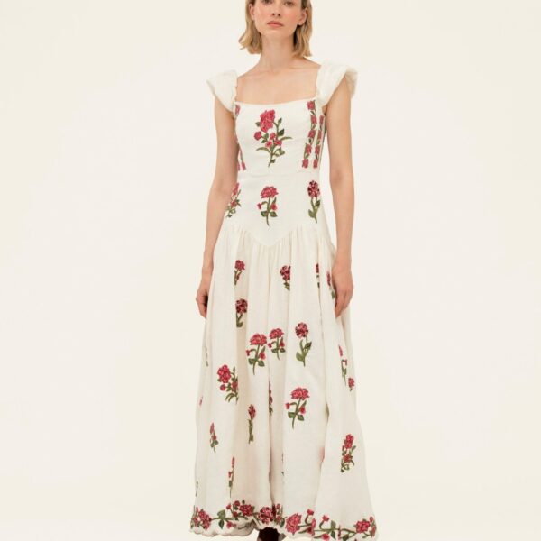Agua by Agua Bendita Siembra Quebrada Maxi Dress - Agua By Agua Bendita Dresses - Artisanal Colombian Resort Wear at Coveti