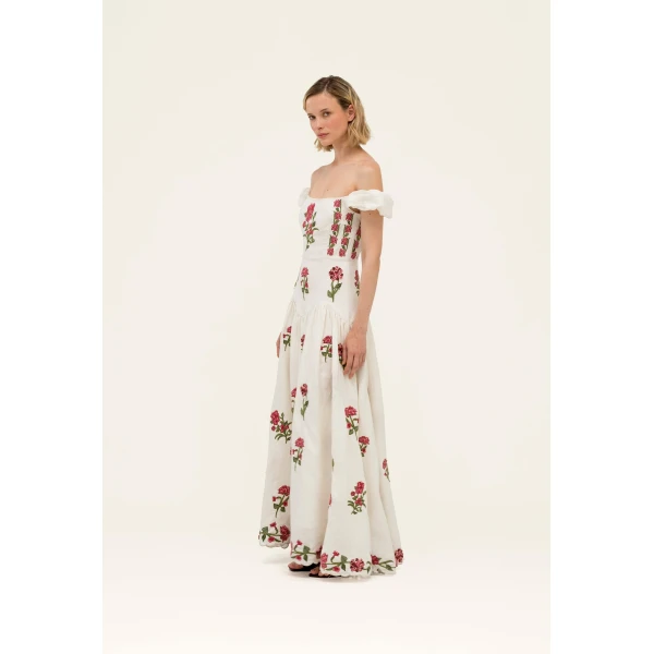 Agua By Agua Bendita Siembra Quebrada Maxi Dress, view 4