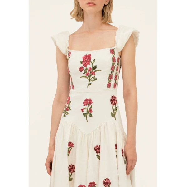 Agua By Agua Bendita Siembra Quebrada Maxi Dress, view 6