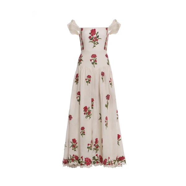 Agua By Agua Bendita Siembra Quebrada Maxi Dress
