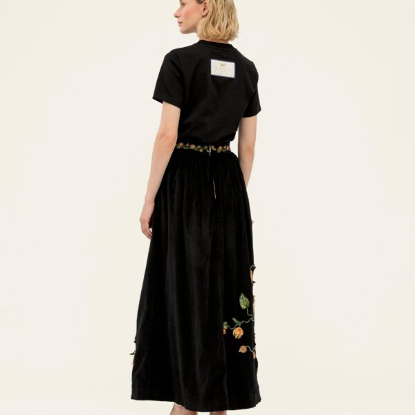 Agua by Agua Bendita Tangelo Uchuva Maxi Skirt - Agua By Agua Bendita Skirts - Artisanal Colombian Resort Wear at Coveti