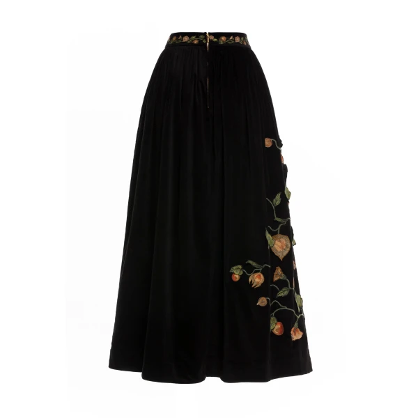 Agua By Agua Bendita Tangelo Uchuva Maxi Skirt, view 7