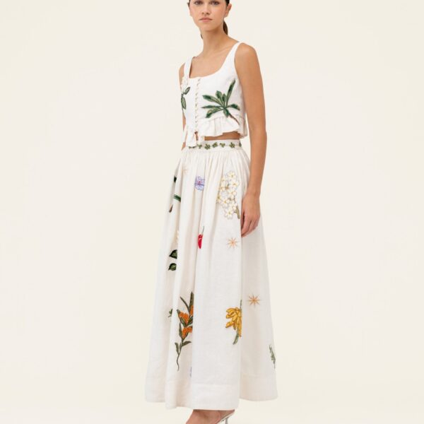 Agua by Agua Bendita Tangelo Wild Maxi Skirt - Agua By Agua Bendita Skirts - Artisanal Colombian Resort Wear at Coveti