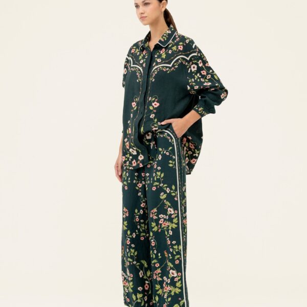 Agua by Agua Bendita Tota Mosquetero Trousers - Agua By Agua Bendita Pants - Artisanal Colombian Resort Wear at Coveti
