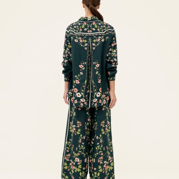 Agua by Agua Bendita Tota Mosquetero Trousers - Agua By Agua Bendita Pants - Artisanal Colombian Resort Wear at Coveti