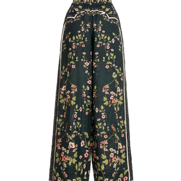 Agua by Agua Bendita Tota Mosquetero Trousers - Agua By Agua Bendita Pants - Artisanal Colombian Resort Wear at Coveti