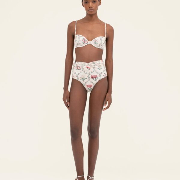 Agua by Agua Bendita Vaiven Orquidea Bikini Bottom - Agua By Agua Bendita Beachwear - Artisanal Colombian Resort Wear at Coveti