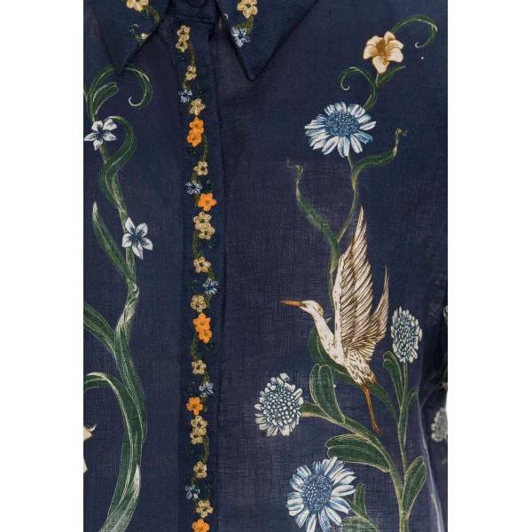 Agua By Agua Bendita Virtuosa Laguna Shirt, view 8