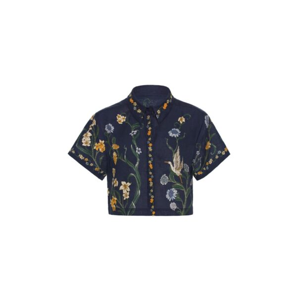 Agua by Agua Bendita Virtuosa Laguna Shirt - Agua By Agua Bendita Tops - Artisanal Colombian Resort Wear at Coveti