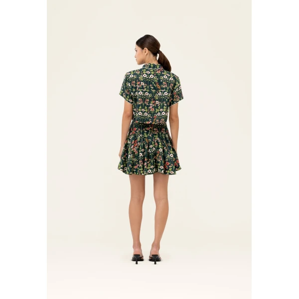 Agua By Agua Bendita Virtuosa Mosquetero Cropped Shirt, view 5