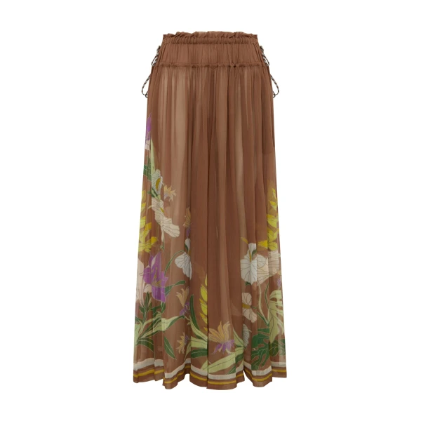 Alemais Alfie Ruched Pant  Sustainable Pants with Alemais print - Coveti Australian Designer