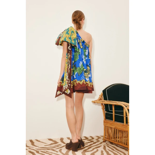 Alemais Arnie Mini Dress  Sustainable Dresses with Alemais print - Coveti Australian Designer