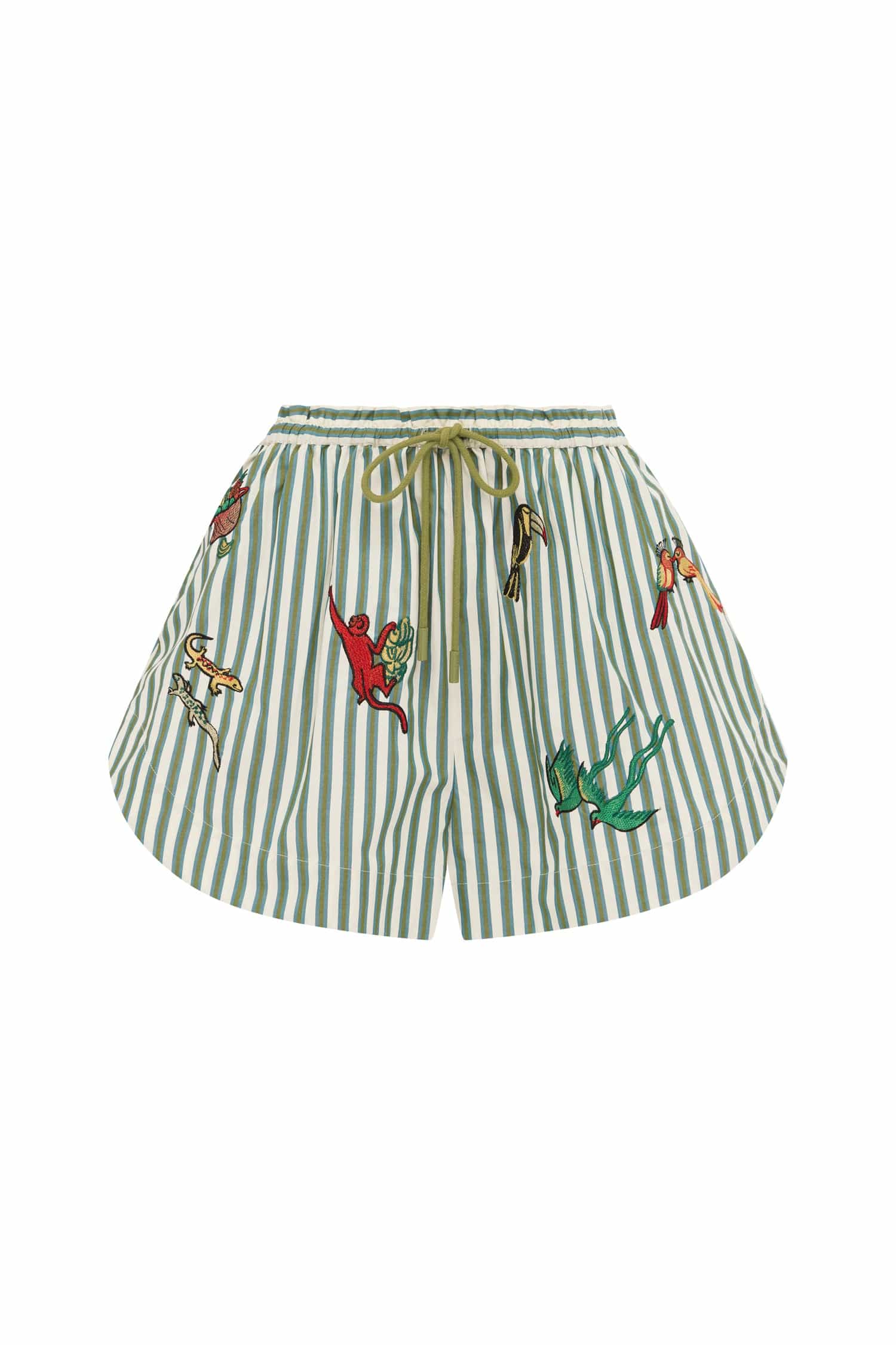 Alemais Bisou Embroidered Short