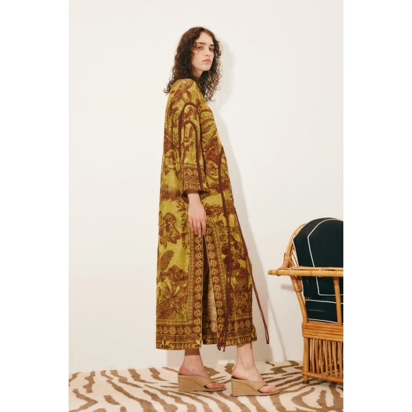 Alemais Charley Gown  Sustainable Dresses with Alemais print - Coveti Australian Designer