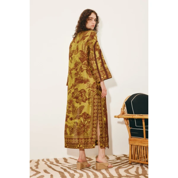 Alemais Charley Gown  Sustainable Dresses with Alemais print - Coveti Australian Designer