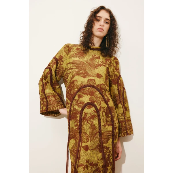 Alemais Charley Gown  Sustainable Dresses with Alemais print - Coveti Australian Designer
