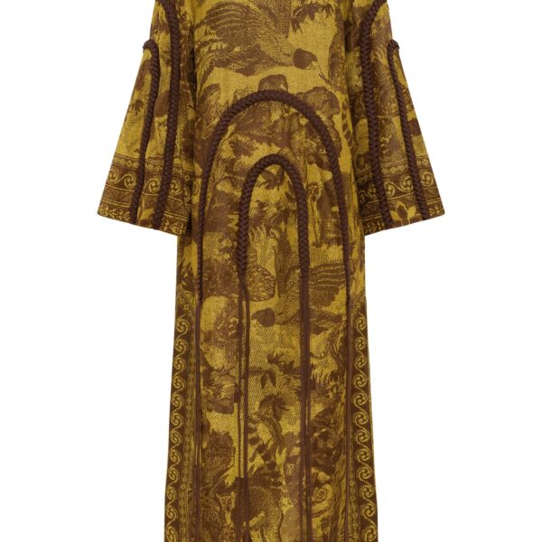 Alemais Charley Gown  Sustainable Dresses with Alemais print - Coveti Australian Designer