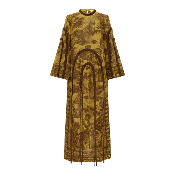 Alemais Charley Gown  Sustainable Dresses with Alemais print - Coveti Australian Designer