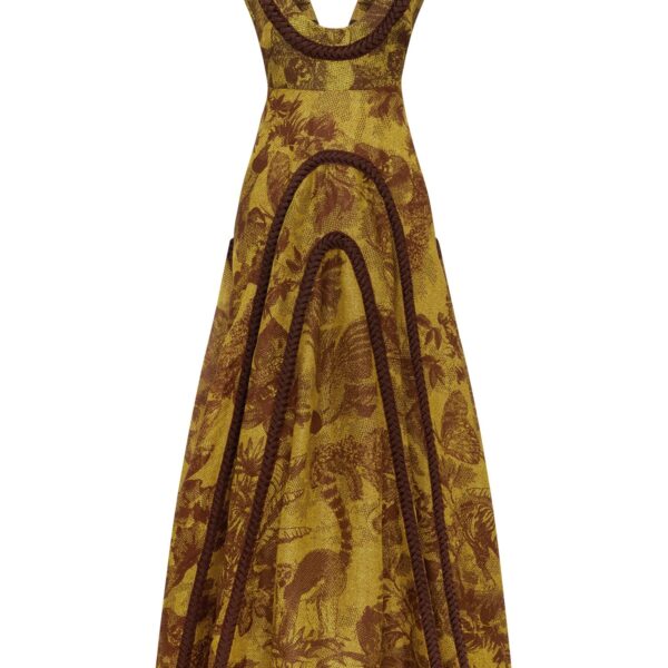 Alemais Charley Midi Dress  Sustainable Dresses with Alemais print - Coveti Australian Designer