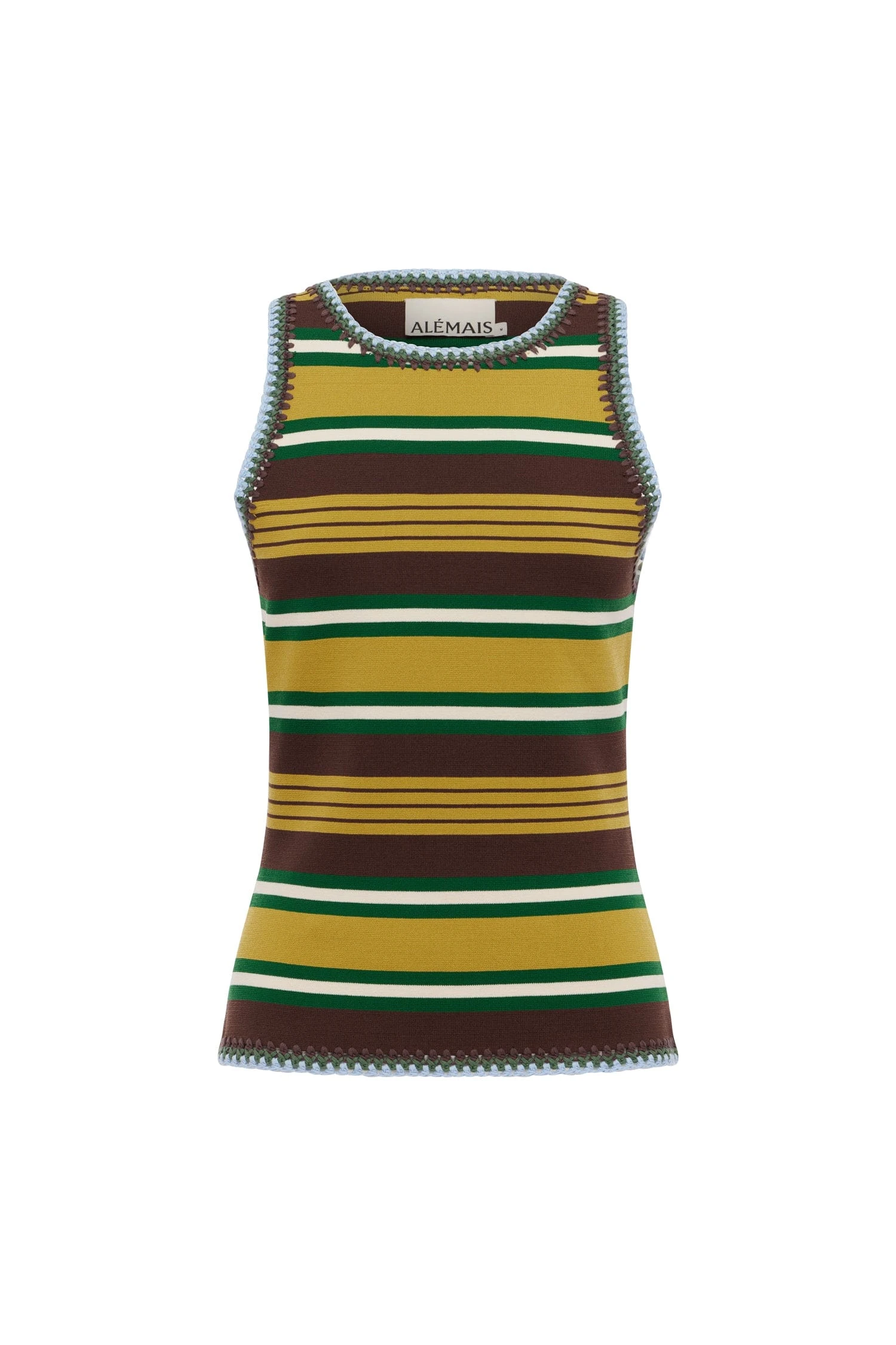 Clover Knit Top by Alemais - Tops Alemais Clover Knit Top Sustainable Tops with Alemais print - Coveti Australian Designer