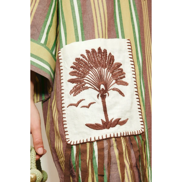 Alemais Clover Mini Dress  Sustainable Dresses with Alemais print - Coveti Australian Designer