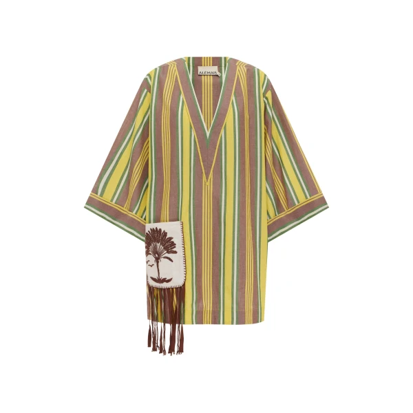 Alemais Clover Mini Dress  Sustainable Dresses with Alemais print - Coveti Australian Designer