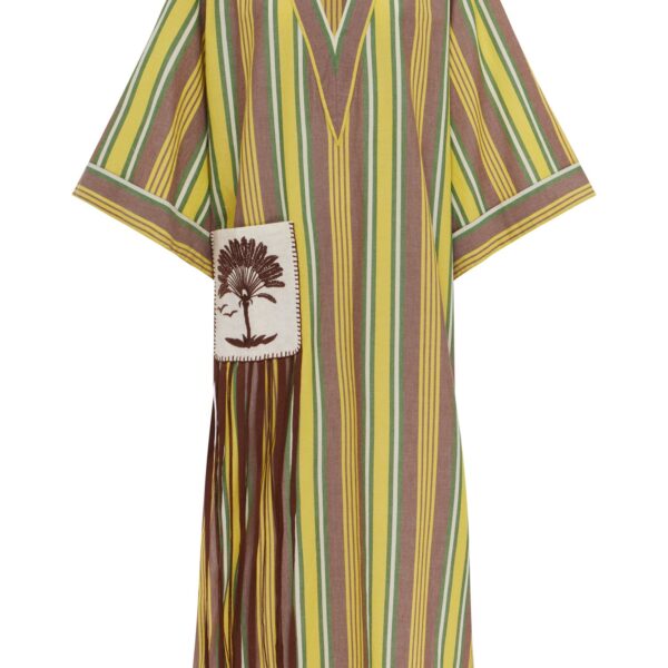 Alemais Clover V Neck Midi Dress  Sustainable Dresses with Alemais print - Coveti Australian Designer