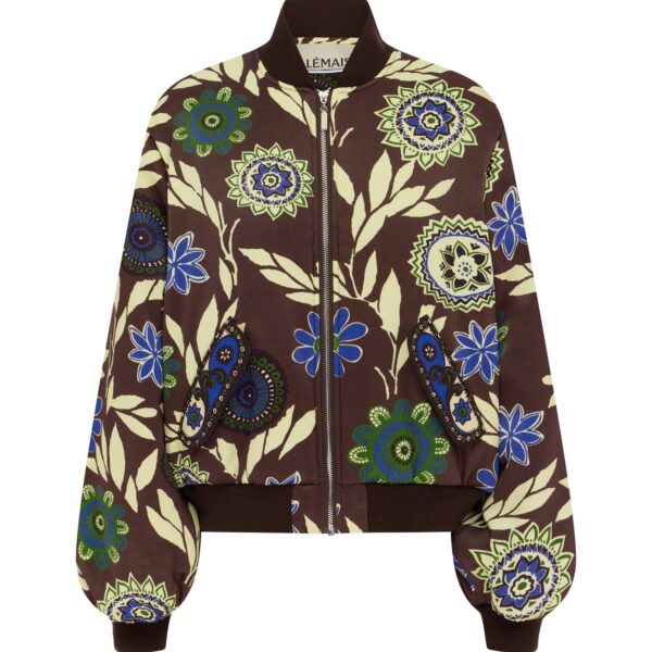 Alemais Jasper Bomber Jacket  Sustainable Jackets with Alemais print - Coveti Australian Designer