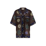 Alemais Jasper Relaxed Shirt  Sustainable Tops with Alemais print - Coveti Australian Designer