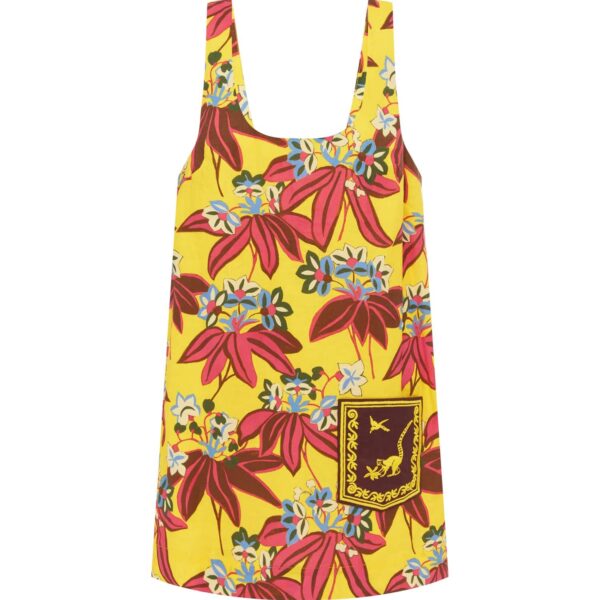 Alemais Leo Embroidered Mini Dress  Sustainable Dresses with Alemais print - Coveti Australian Designer