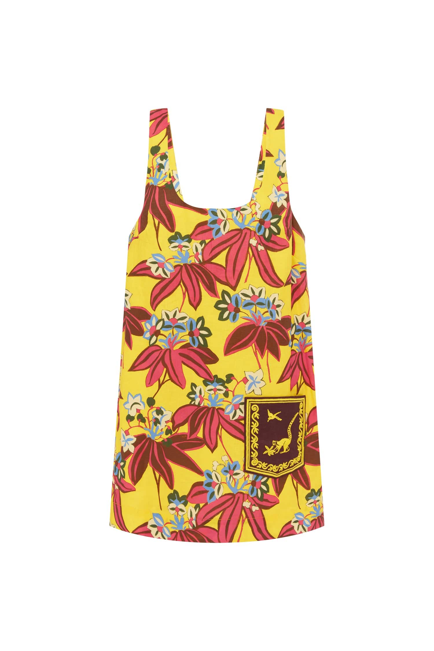 Alemais Leo Embroidered Mini Dress