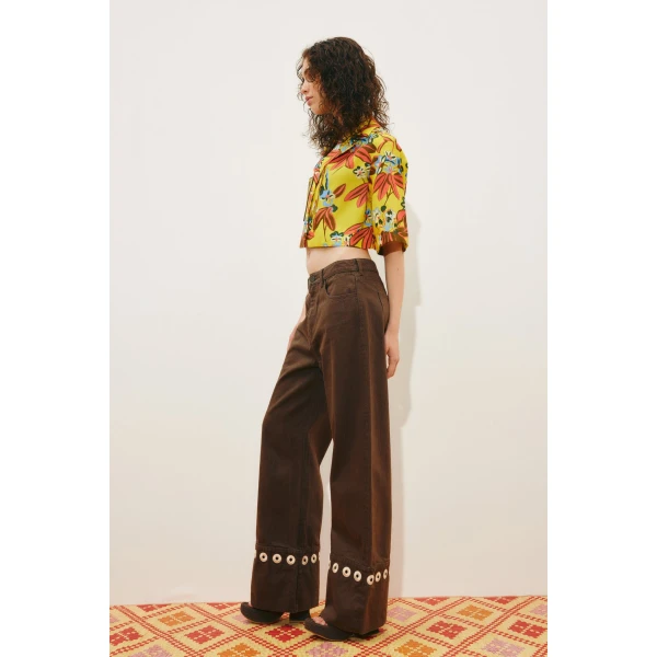 Alemais Leo Shirt  Sustainable Tops with Alemais print - Coveti Australian Designer