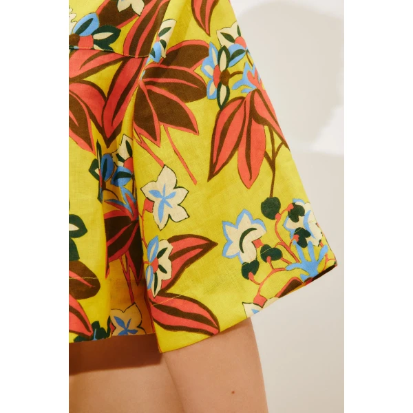 Alemais Leo Shirt  Sustainable Tops with Alemais print - Coveti Australian Designer