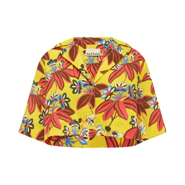 Alemais Leo Shirt  Sustainable Tops with Alemais print - Coveti Australian Designer