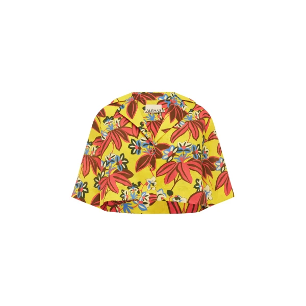 Alemais Leo Shirt  Sustainable Tops with Alemais print - Coveti Australian Designer