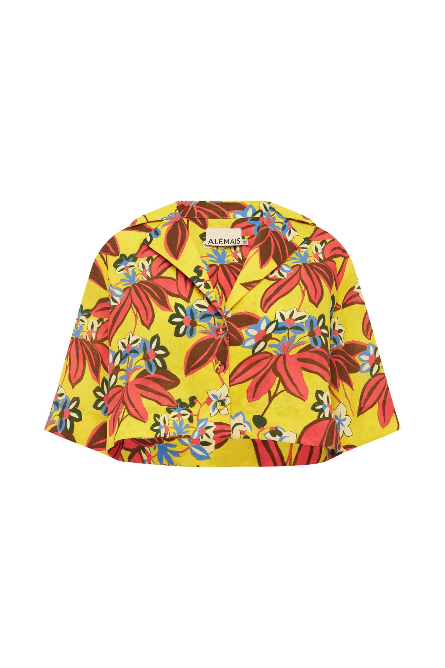 Alemais Leo Shirt  Sustainable Tops with Alemais print - Coveti Australian Designer