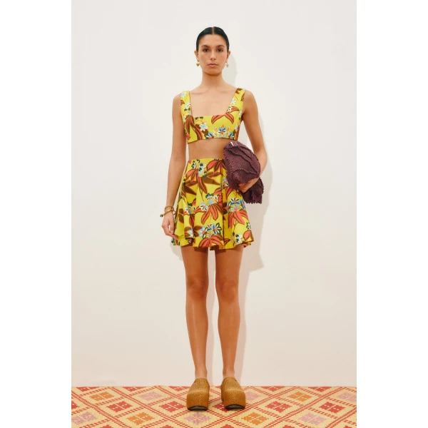 Alemais Leo Top  Sustainable Tops with Alemais print - Coveti Australian Designer
