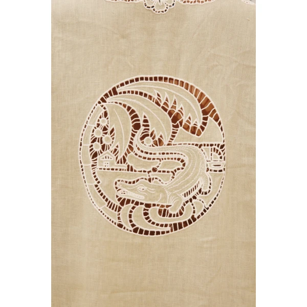 Alemais Louie Embroidered Mini Dress  Sustainable Dresses with Alemais print - Coveti Australian Designer