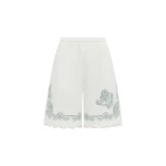 Alemais Louie Embroidered Short  Sustainable Shorts with Alemais print - Coveti Australian Designer
