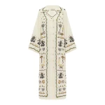 Alemais Sun Dancer Shirtdress  Sustainable Dresses with Alemais print - Coveti Australian Designer