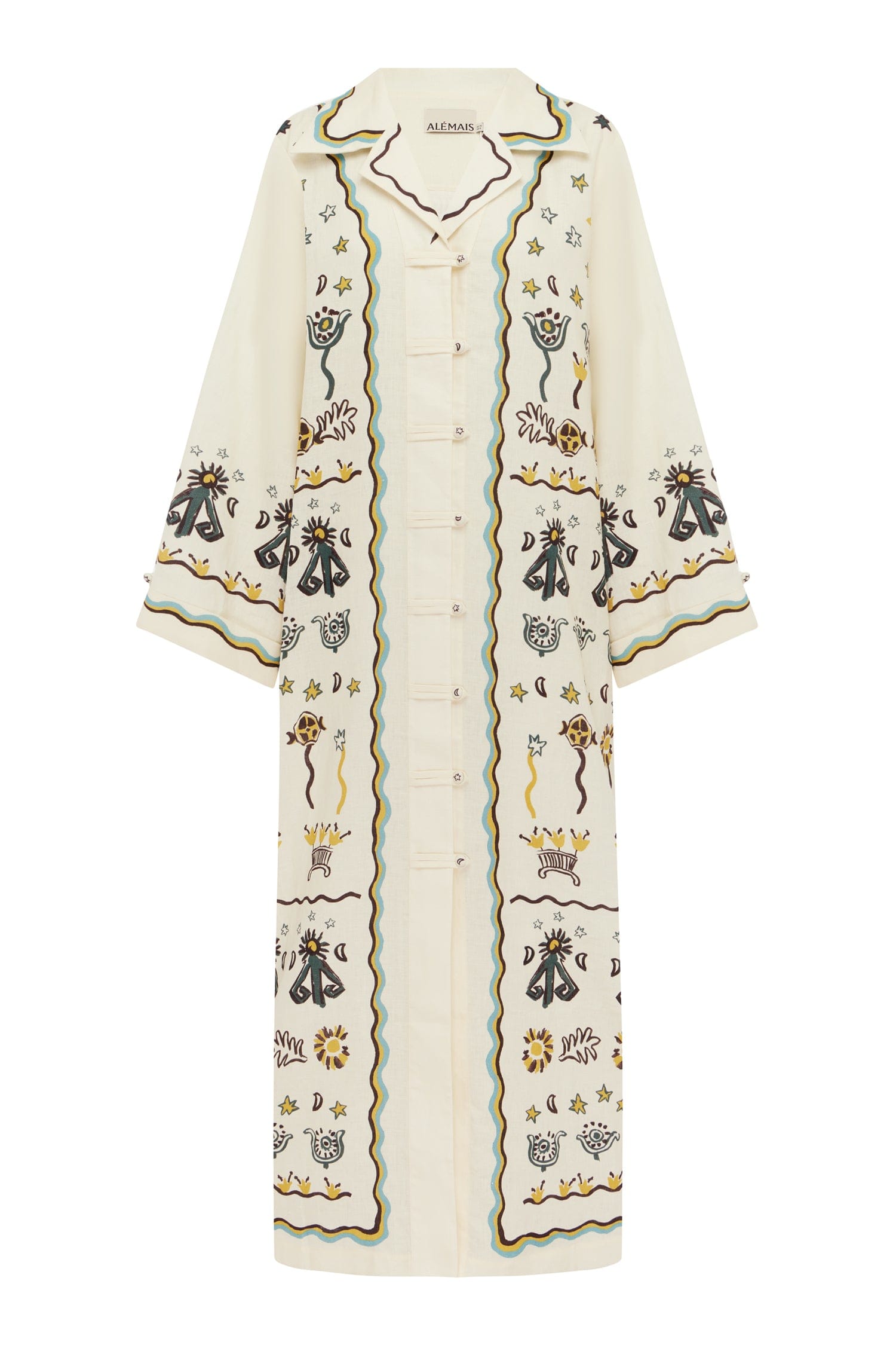 Alemais Sun Dancer Shirtdress Dress