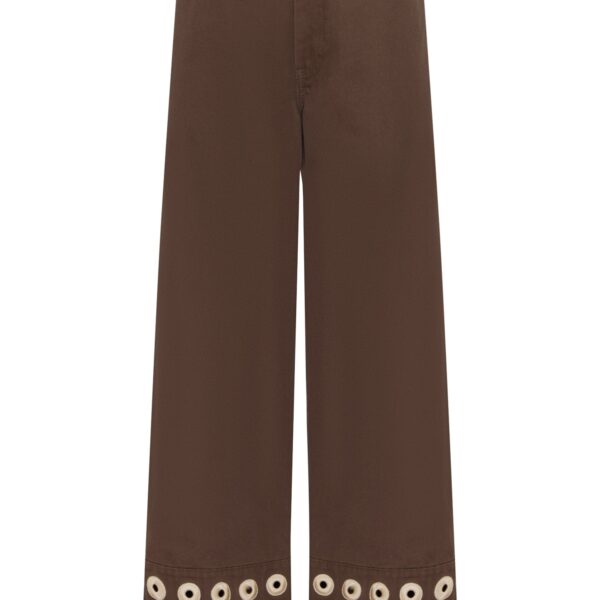 Alemais Tobe Denim Jean  Sustainable Pants with Alemais print - Coveti Australian Designer