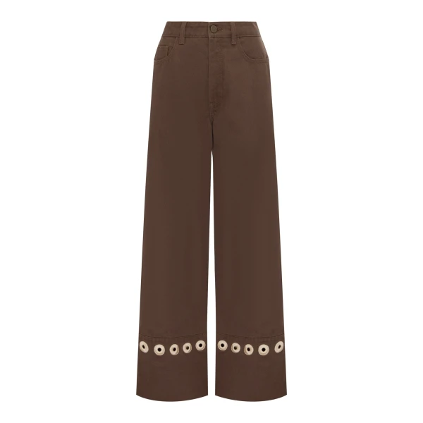 Alemais Tobe Denim Jean  Sustainable Pants with Alemais print - Coveti Australian Designer