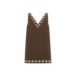 Alemais Tobe Denim Mini Dress  Sustainable Dresses with Alemais print - Coveti Australian Designer
