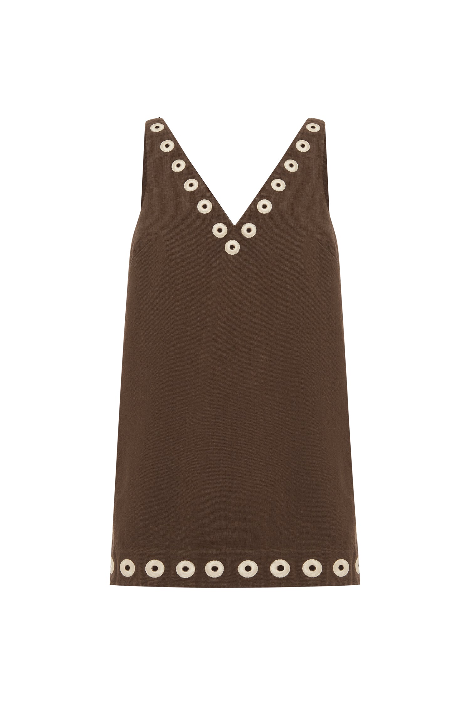 Alemais Tobe Denim Mini Dress