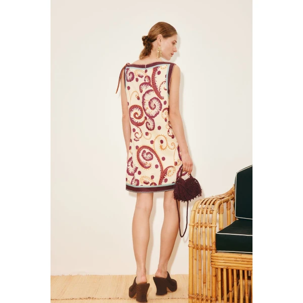 Alemais Wilson Mini Dress  Sustainable Dresses with Alemais print - Coveti Australian Designer