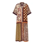 Alemais Wilson Shirtdress  Sustainable Dresses with Alemais print - Coveti Australian Designer